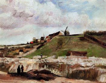 Vincent Van Gogh : Montmartre: the Quarry and Windmills II